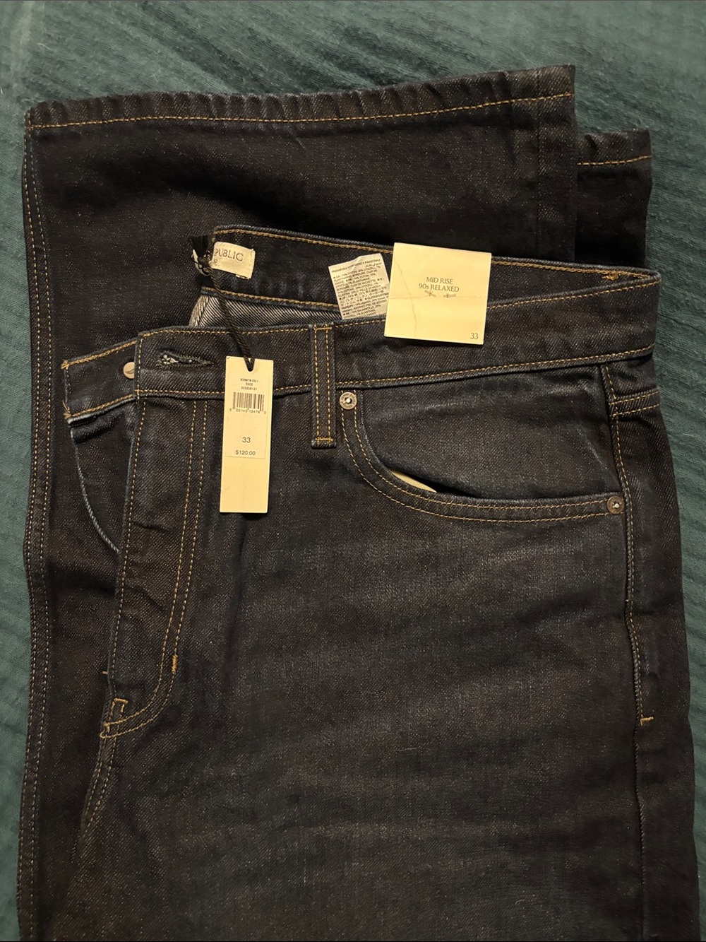 Banana Republic Dark relaxed Straight-Leg Jeans